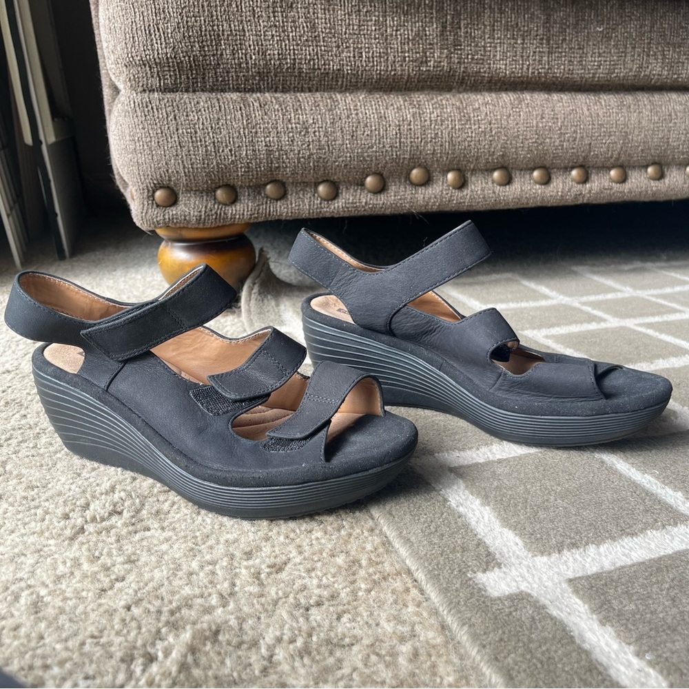 Clarks Wedge Sandals